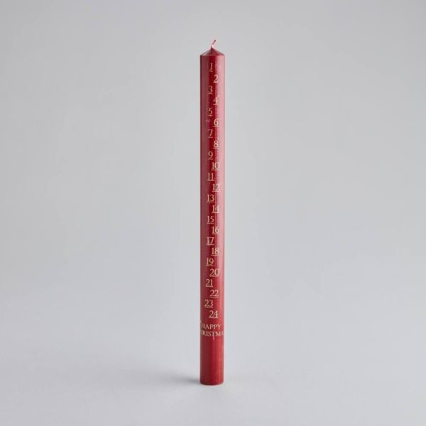 Advent Candle Red - 12 Inches